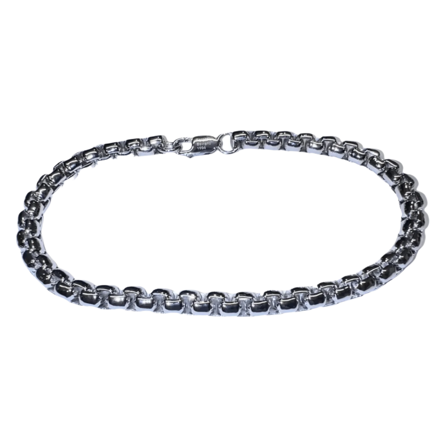 Sovrano Link Sterling Silver Bracelet by Kaspar Sovrano in timeless design, showcasing high-quality craftsmanship, priced at $599