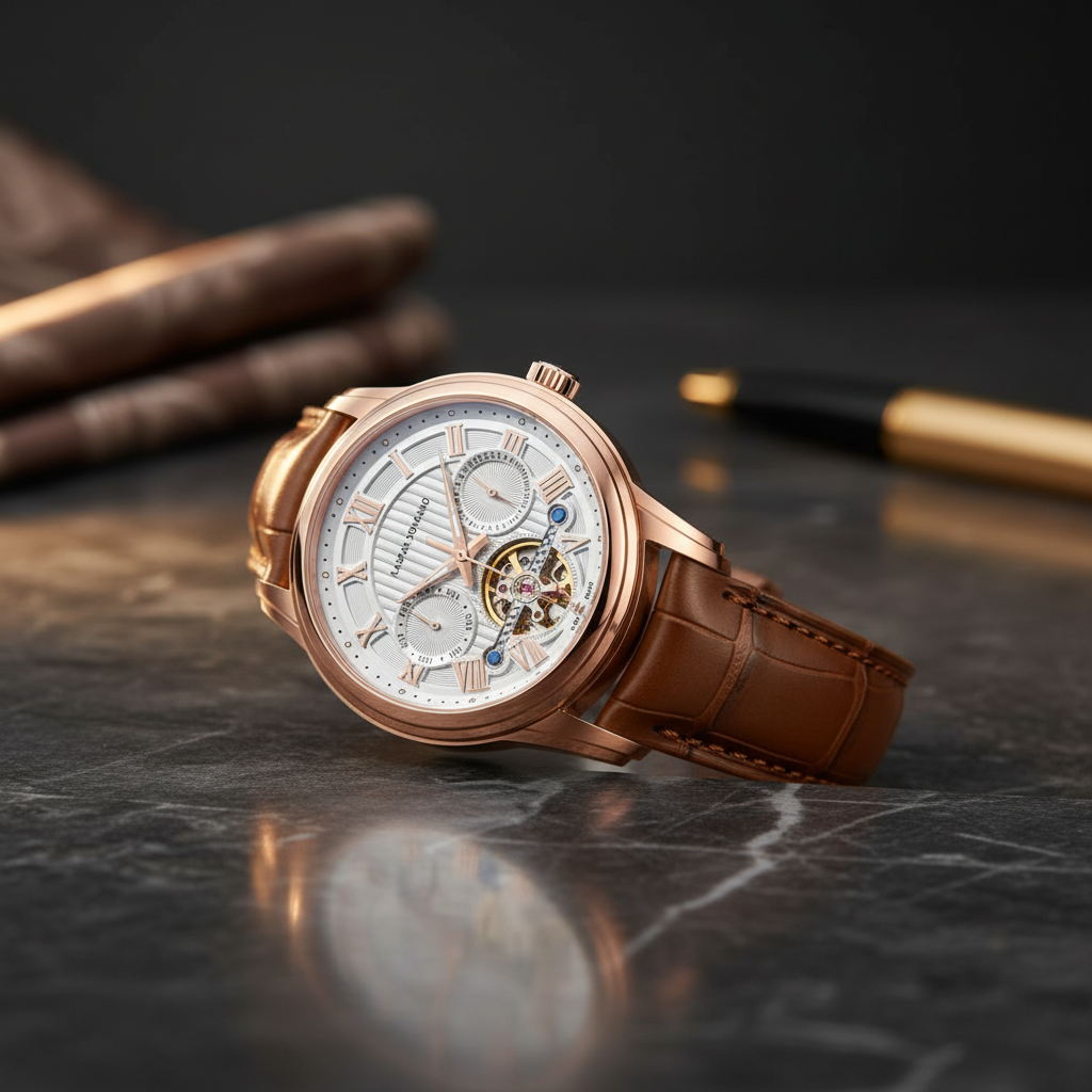 Sprezzatura Day Date Tourbillon Automatic - Brown