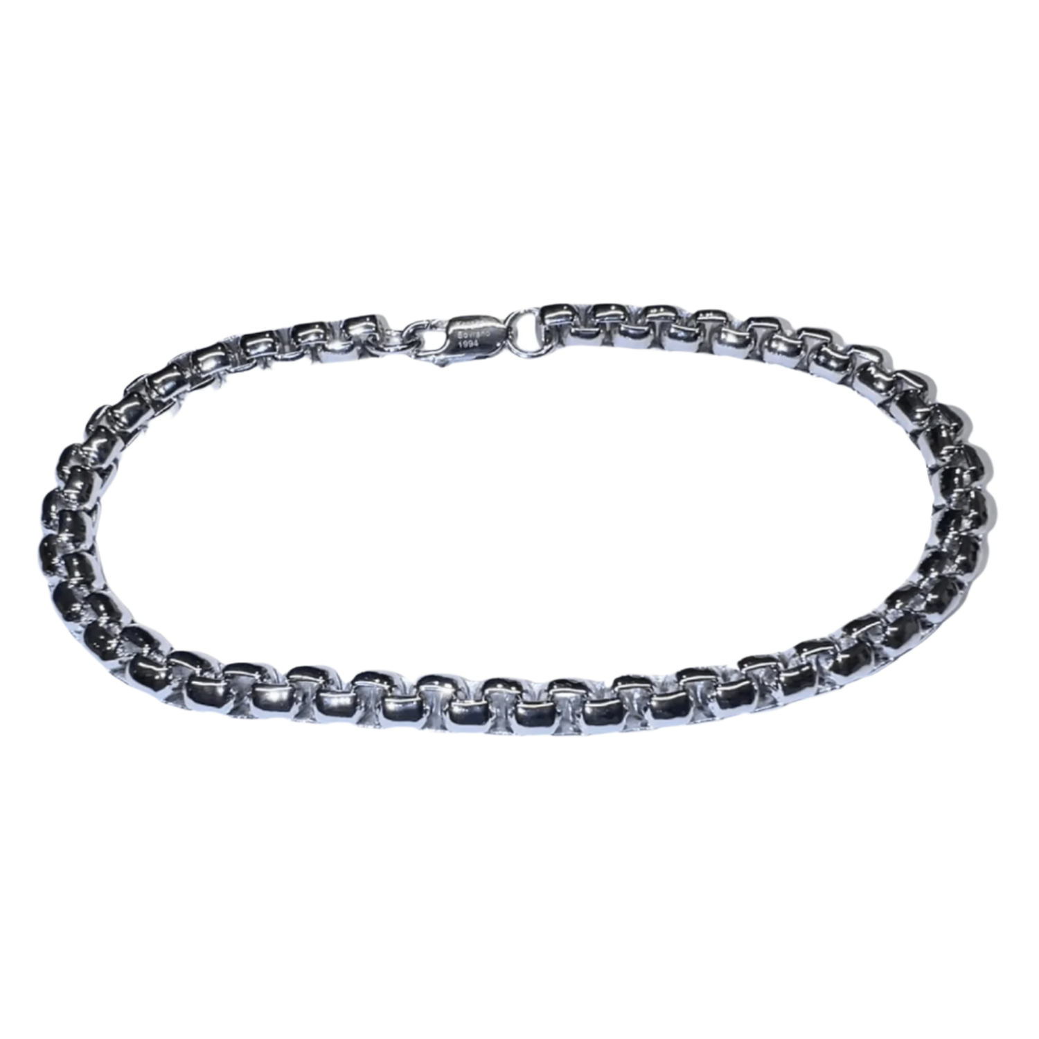 Sovrano Link Sterling Silver Bracelet by Kaspar Sovrano in timeless design, showcasing high-quality craftsmanship, priced at $599