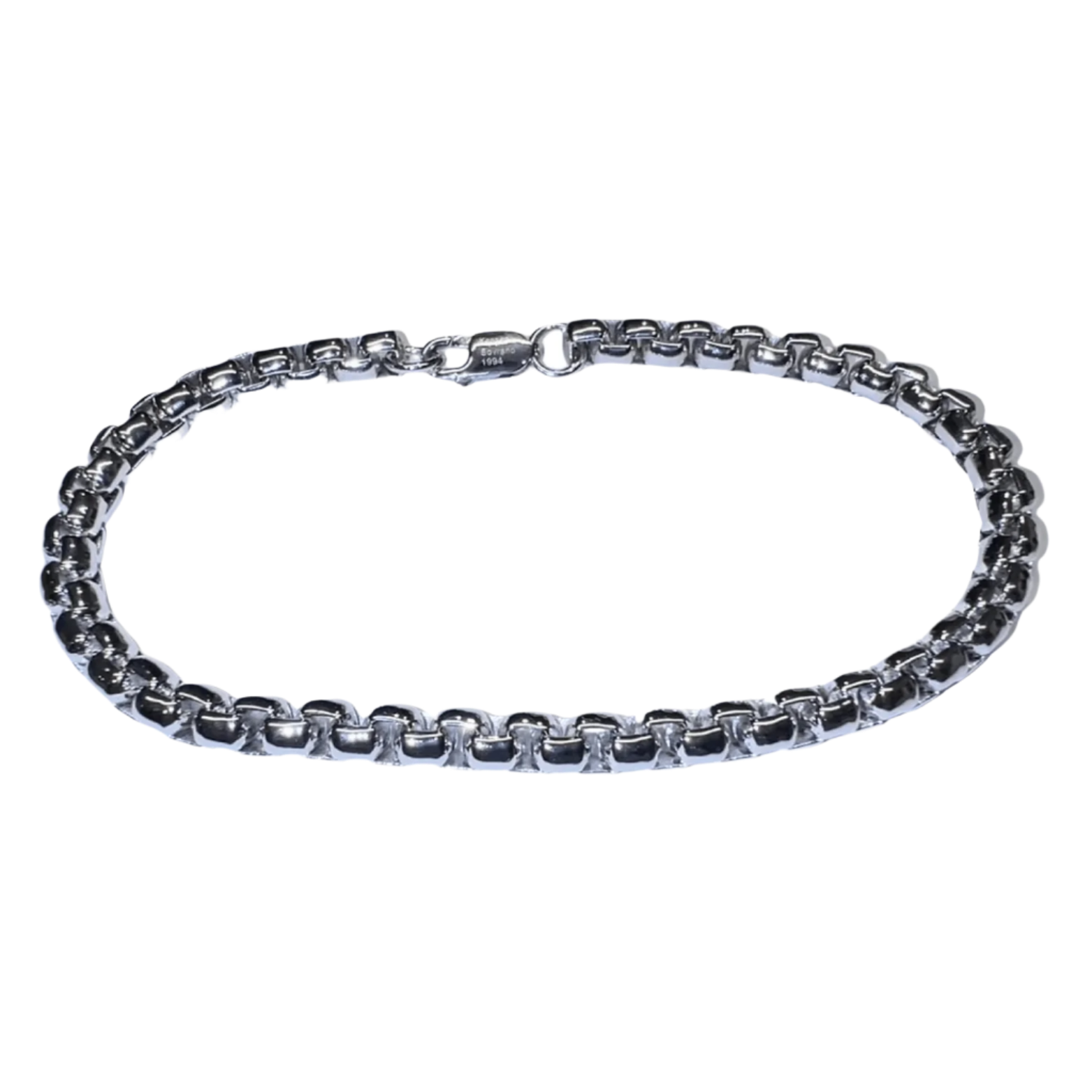 Sovrano Link Sterling Silver Bracelet by Kaspar Sovrano in timeless design, showcasing high-quality craftsmanship, priced at $599