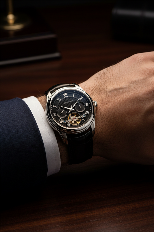 Sprezzatura Day Date Tourbillon Automatic - Black