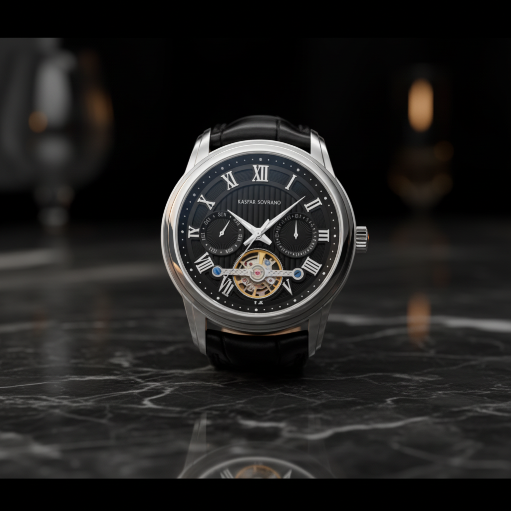 Sprezzatura Day Date Tourbillon Automatic - Black